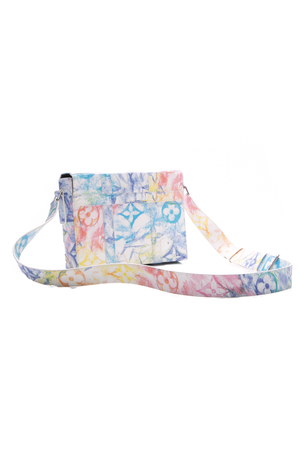 Watercolor Soft Trunk Messenger Bag