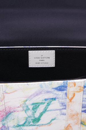 Watercolor Soft Trunk Messenger Bag