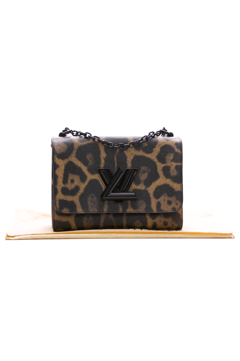 Louis Vuitton Leopard Wild Animal Twist MM Bag Couture USA