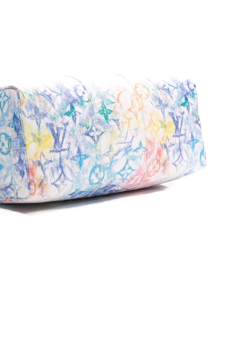 Multicolor Pastel Keepall 50 Bandouliere Bag