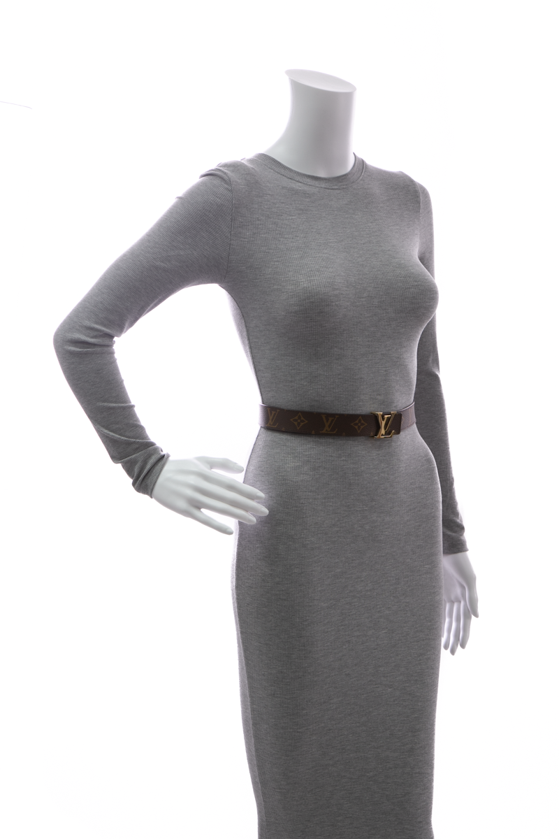 Reversible LV Initiales 30mm Belt - Size 30