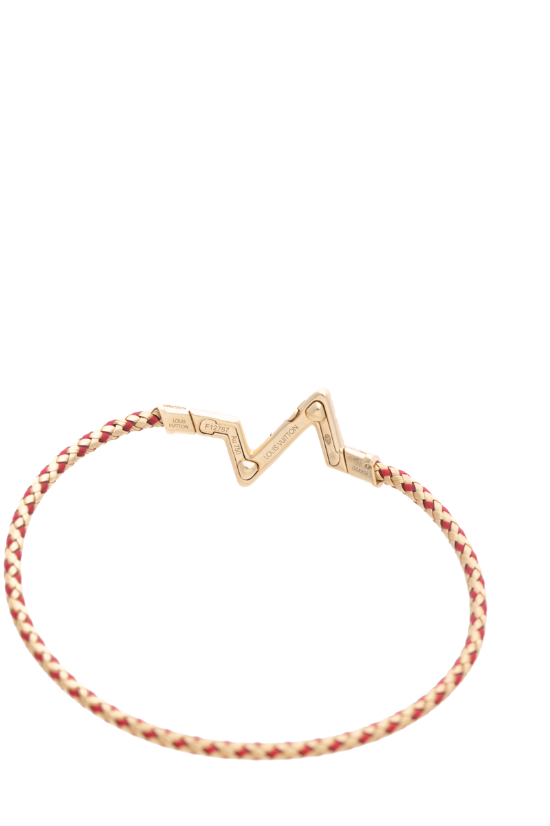 LV Volt Upside Down Play Small Cord Bracelet - Size Medium