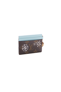 Snow Show LV Charms Card Holder
