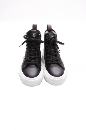 LV x YK Studded High Top Sneakers - Size 40