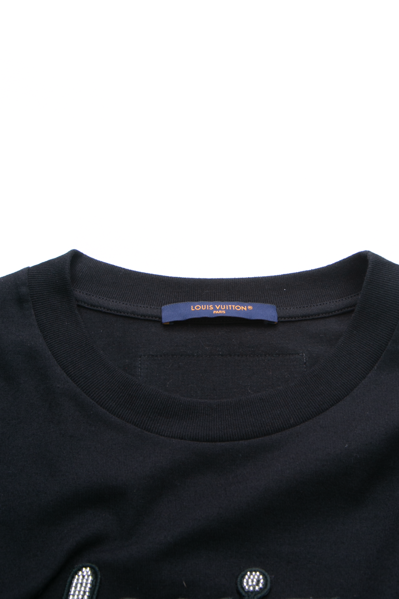 Beaded Logo T-Shirt - Size Large