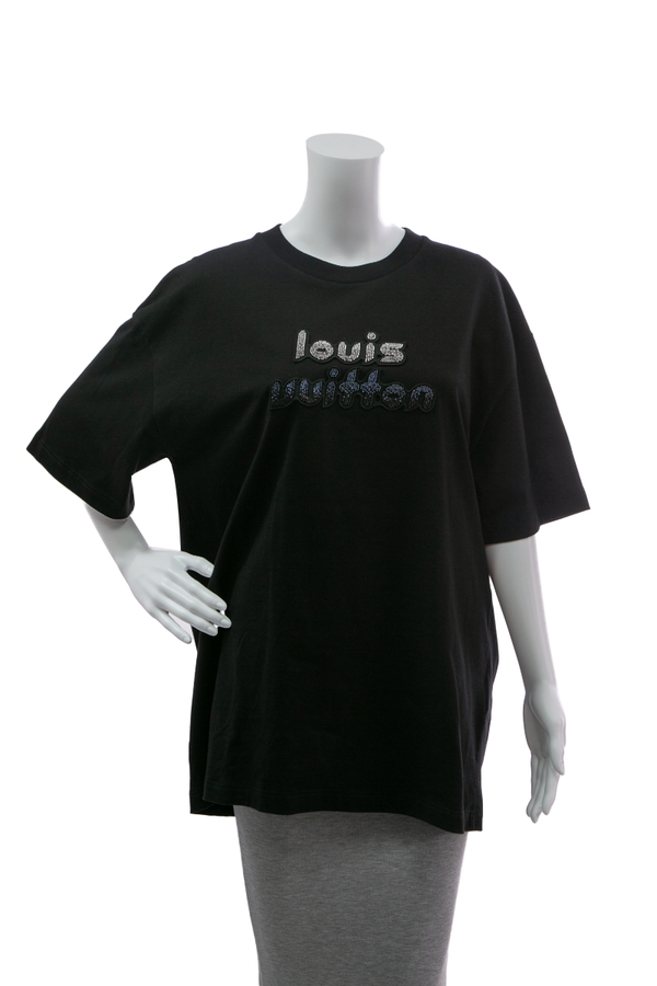 Louis Vuitton ロゴTシャツ Lサイズ LOUIS VUITTON 半袖Tシャツ LVブリックロゴTシャツ RM191 LVO HGY97W