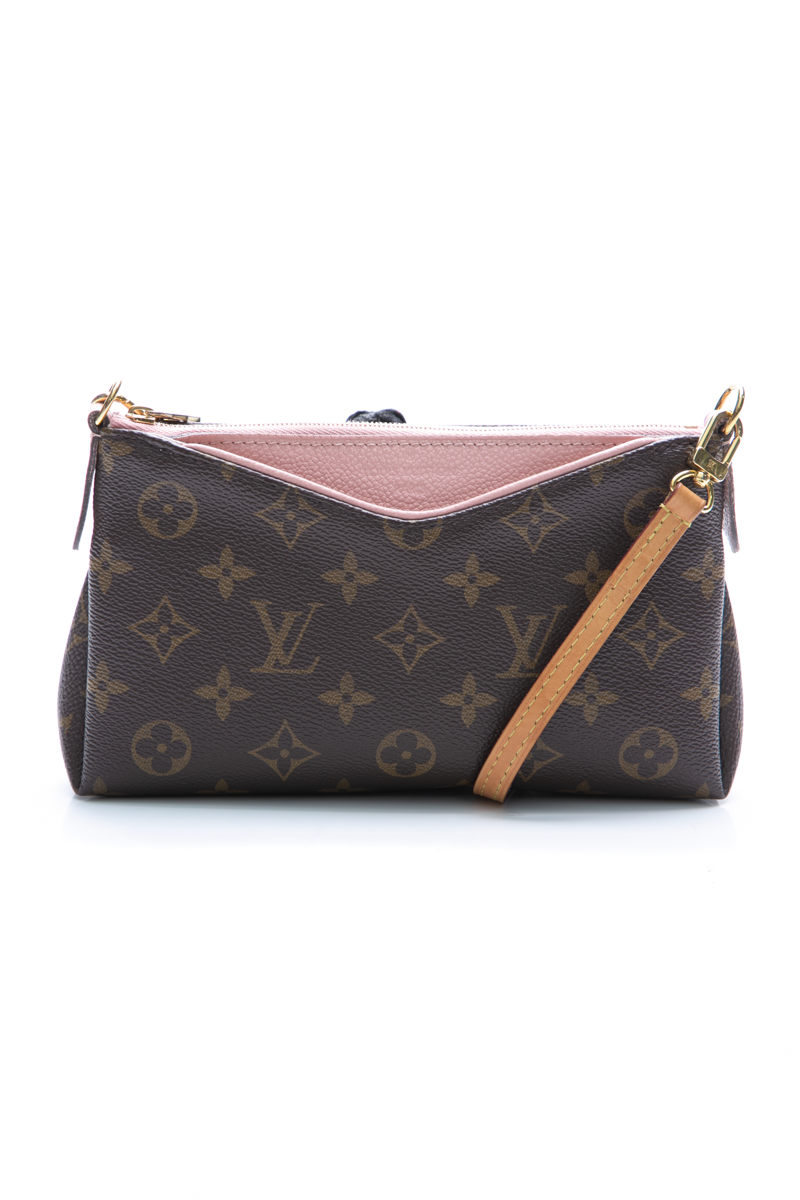 Louis Vuitton Pallas Clutch Crossbody Bag - Couture USA