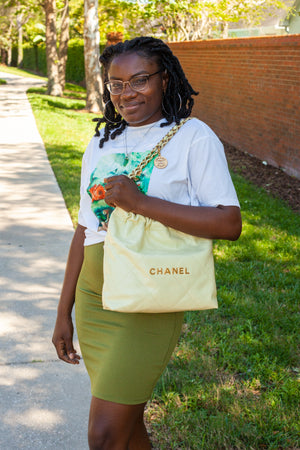 Chanel 22 Small Chain Hobo Bag