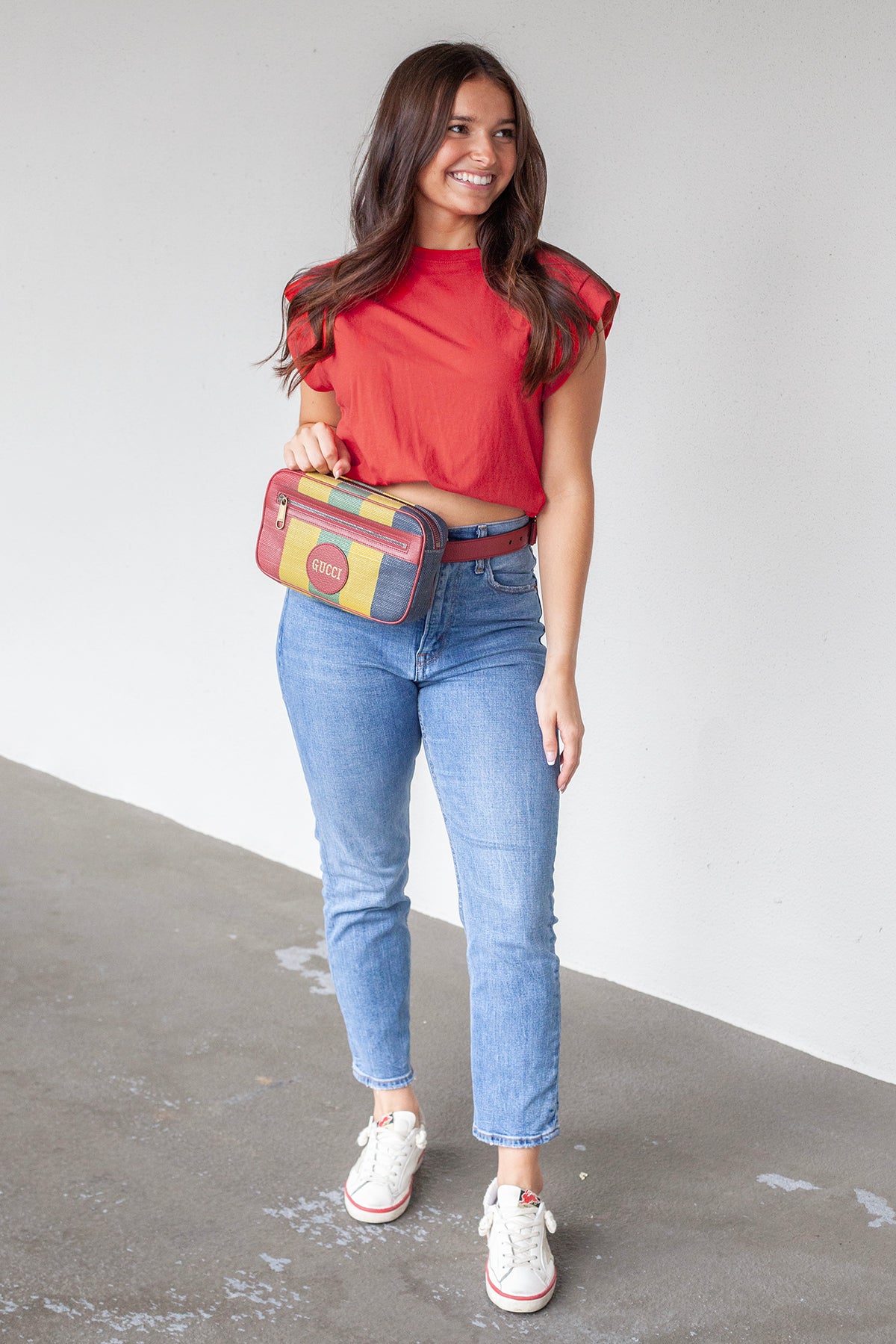 Gucci Baiadera Striped Belt Bag - Multicolor