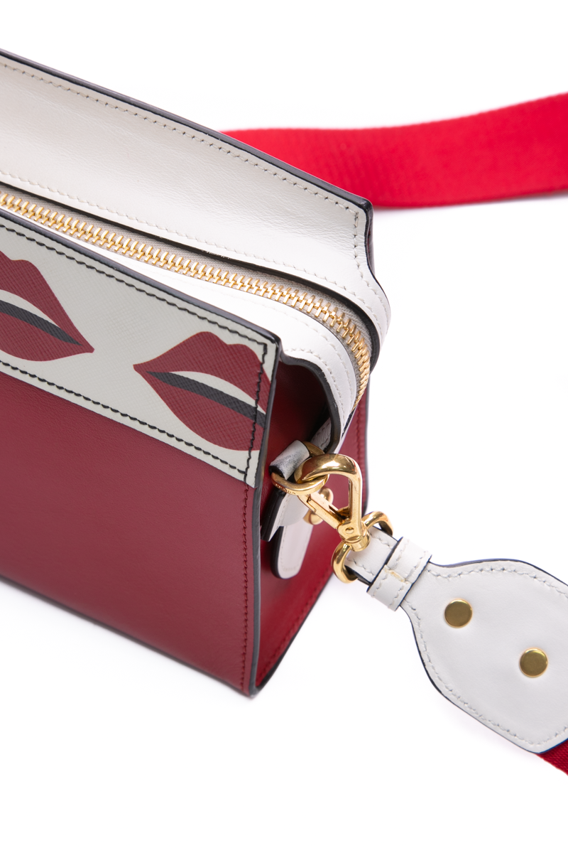 Lip Print Esplanade Bag