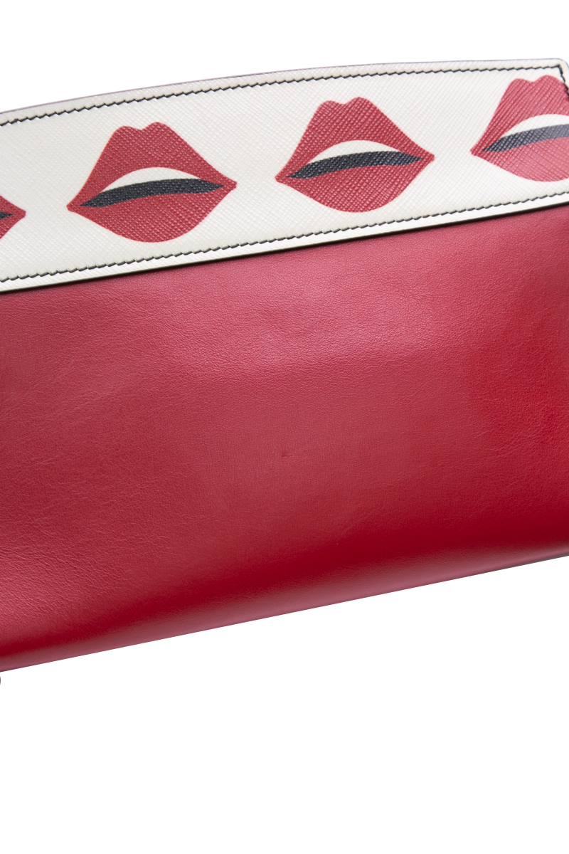 Lip Print Esplanade Bag
