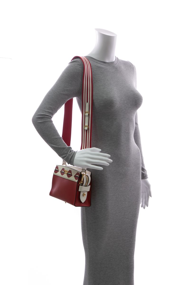 Lip Print Esplanade Bag