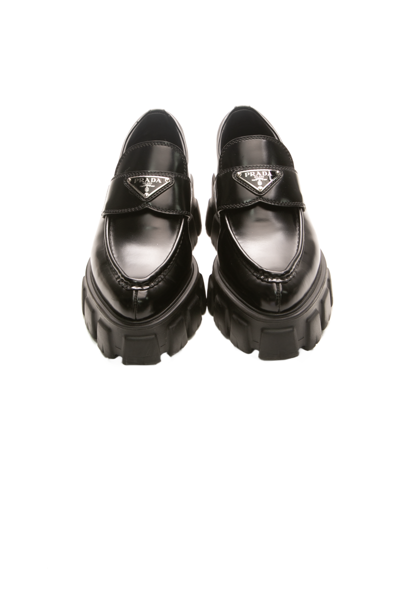 Prada-Pointed-Monolith-Loafers-Size-38-293239