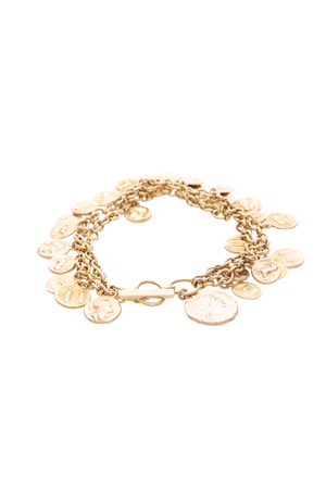 Coin Charm Bracelet