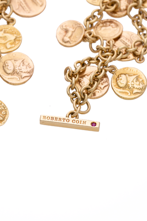 Coin Charm Bracelet