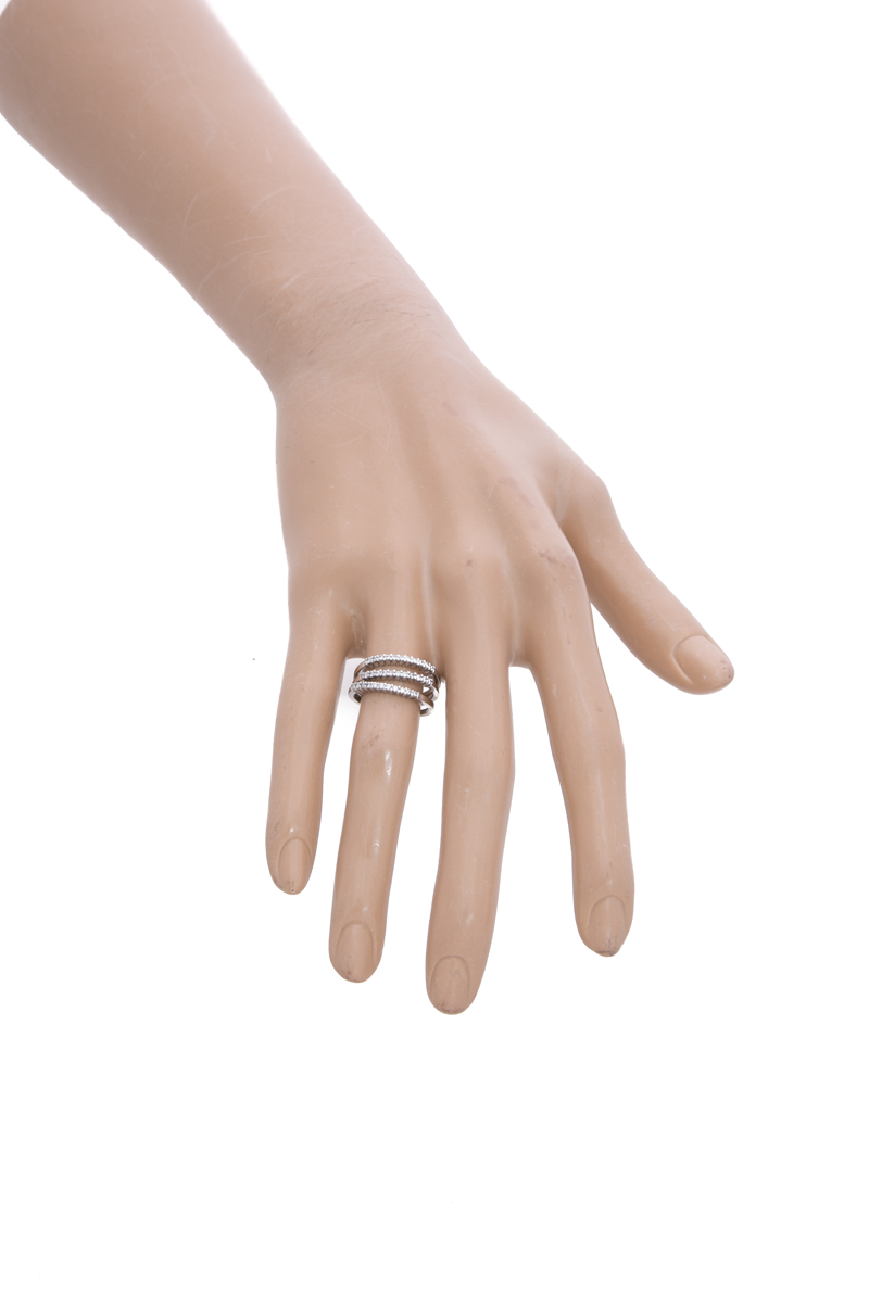 Diamond Stacking Rings - Size 6