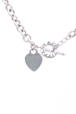 Heart Tag Toggle Necklace