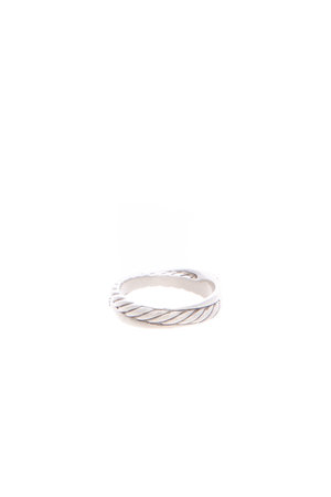 Diamond Crossover Band Ring - Size 7