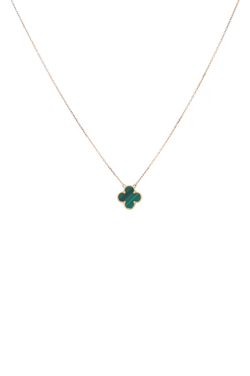 Alhambra Malachite Necklace