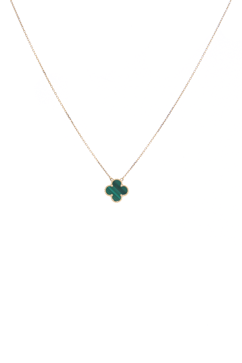 Van-Cleef-&amp;-Arpels-Malachite-Alhambra-Necklace-289089