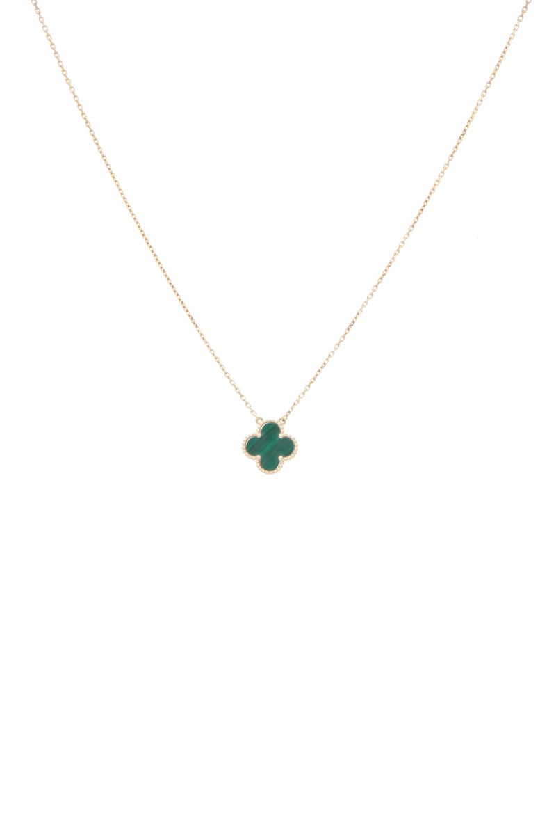 Alhambra Malachite Necklace