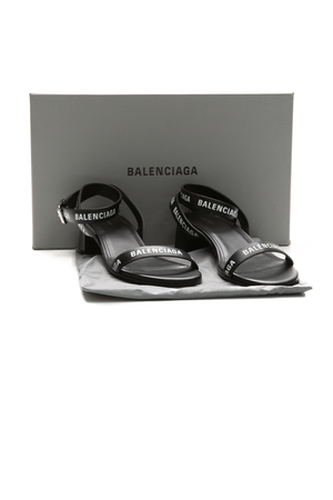 Logo Ankle Strap Sandals - Size 38