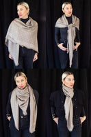 Monogram Denim Shawl