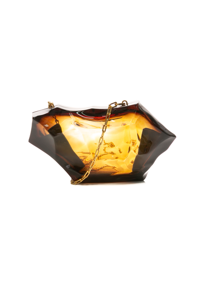 Bottega Veneta Plexiglass Clutch - Couture USA