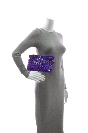 Intrecciato Small Flat Pouch