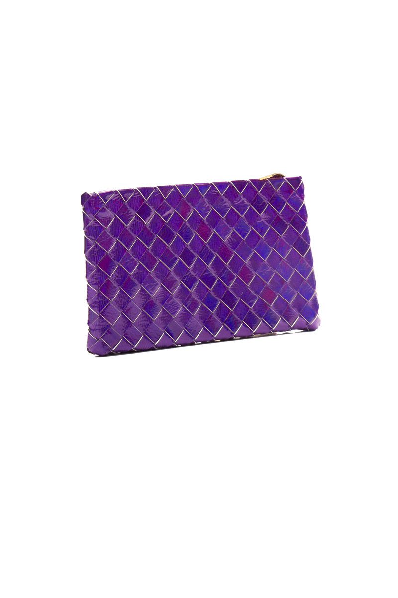 Intrecciato Small Flat Pouch