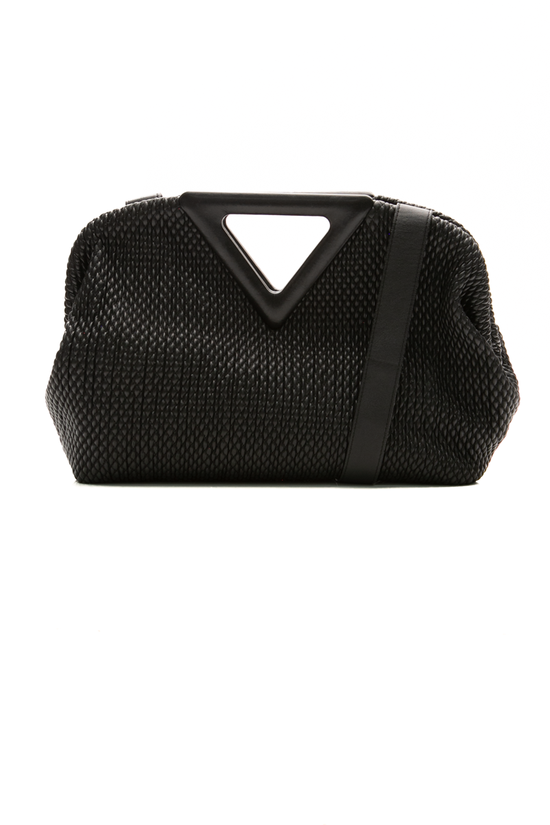 Bottega-Veneta-Knit-Small-The-Point- Triangle-Bag-298417