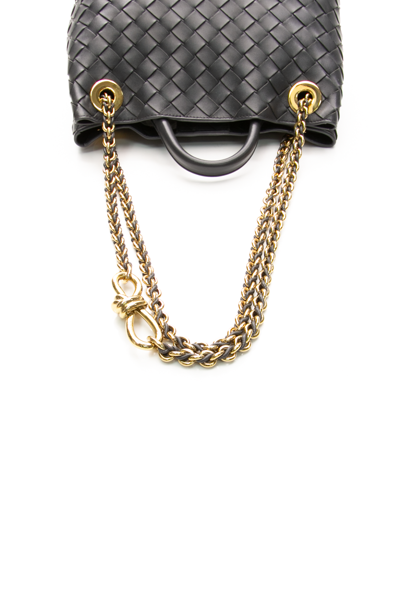 Navy Andiamo Small Chain Bag