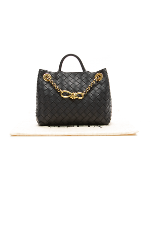 Navy Andiamo Small Chain Bag