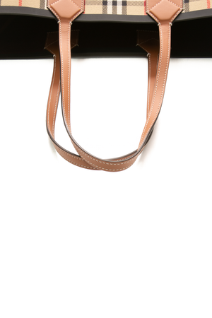 Small London Check Tote Bag