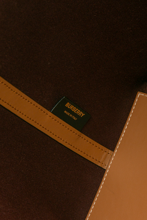 Small London Check Tote Bag