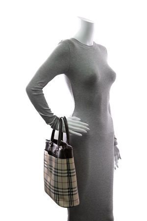 Nova Check Top Handle Bag