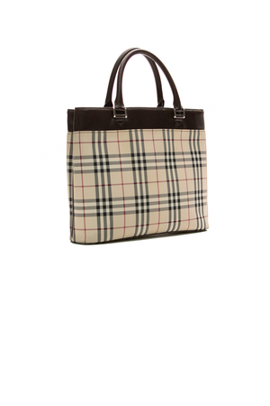 Nova Check Top Handle Bag