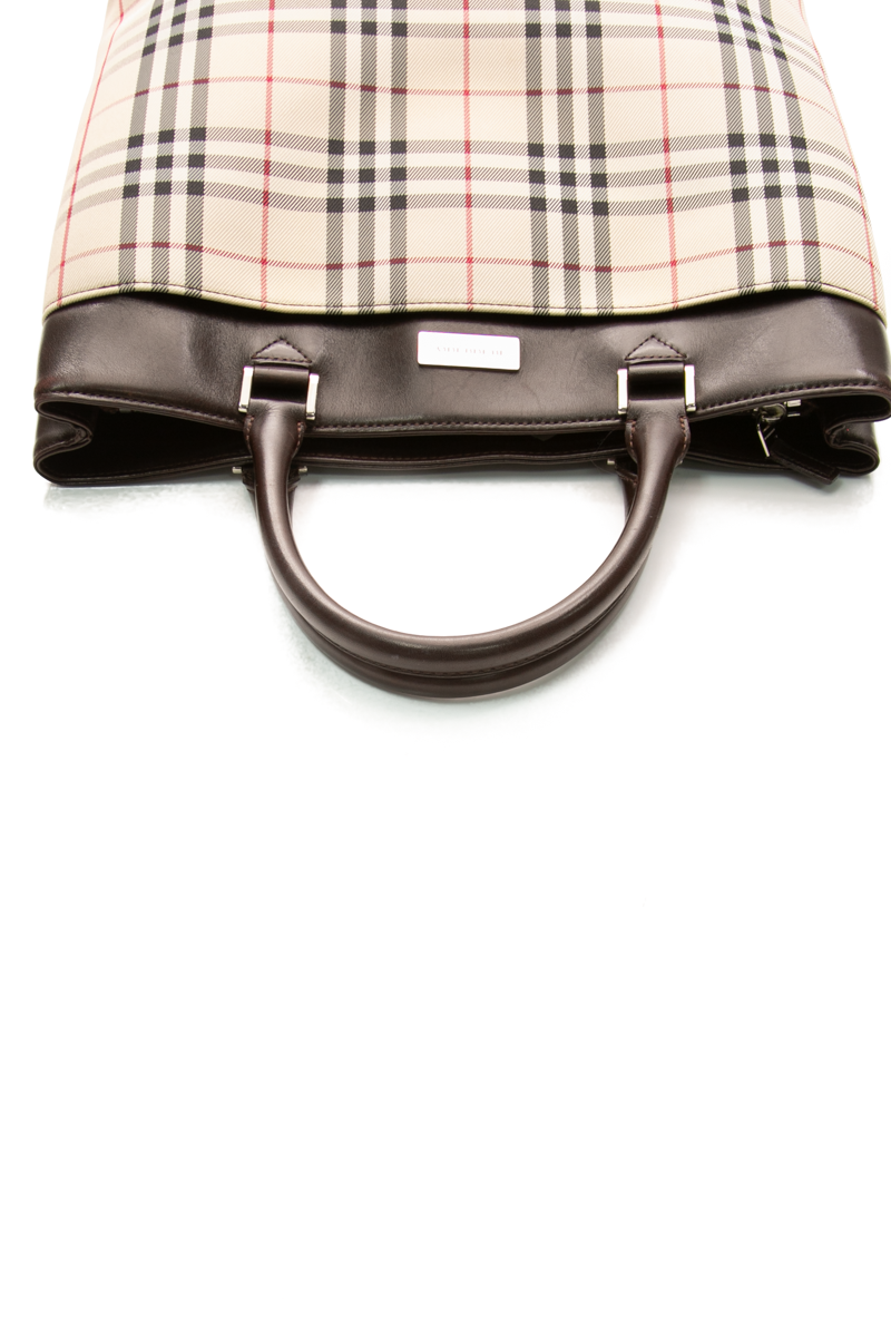 Nova Check Top Handle Bag