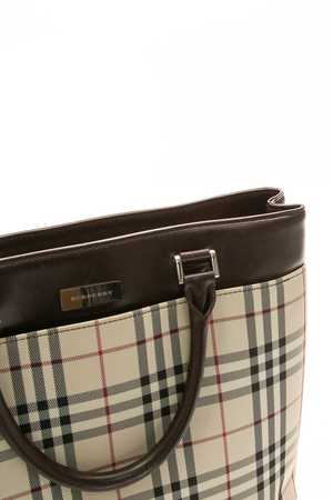 Nova Check Top Handle Bag