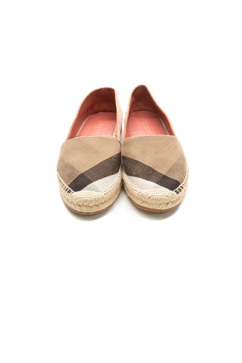 Hodgeson Check Espadrilles - Size 37
