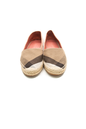 Hodgeson Check Espadrilles - Size 37