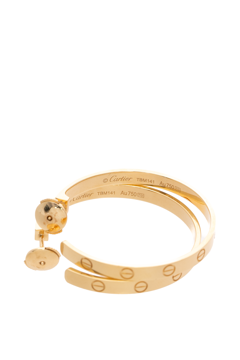 Large Model Love Hoop Earrings