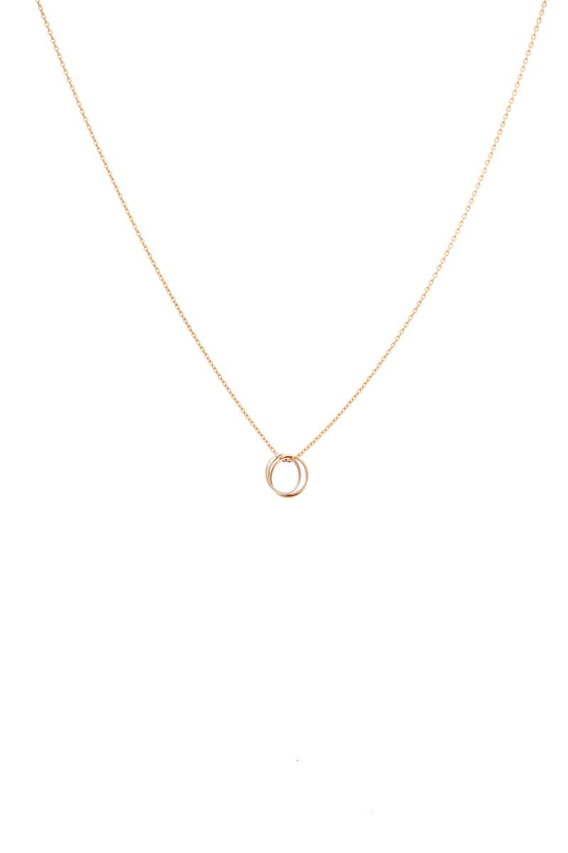 Tri-Color Trinity Necklace