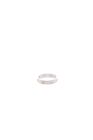Small Model 8 Diamond Love Ring - Size 6