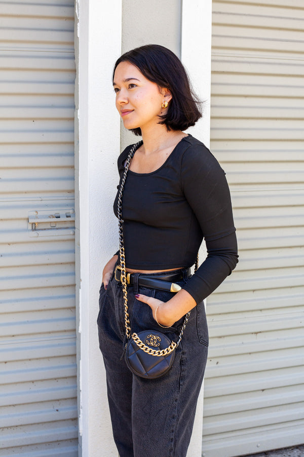 19 Round Clutch Chanel 19 Clutch With Chain Price Chanel Round