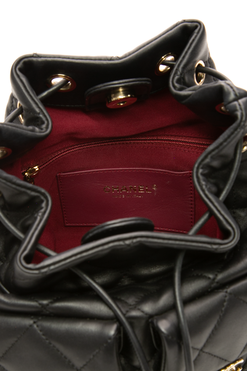 Double Pocket Drawstring Backpack