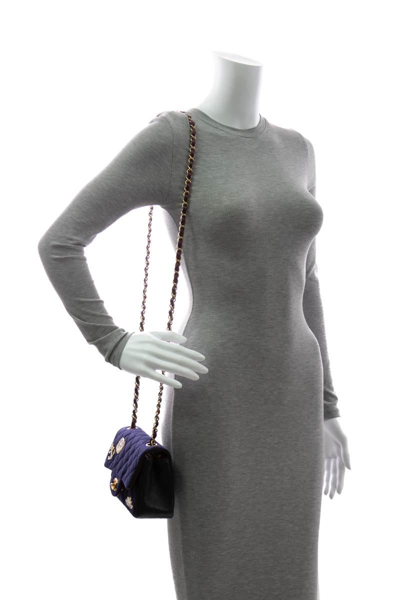 Paris-Hamburg Charms Mini Flap Bag