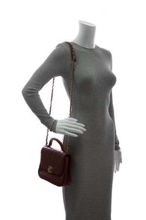 Chain Infinity Top Handle Bag