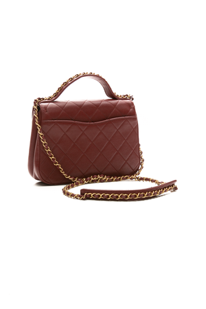 Chain Infinity Top Handle Bag