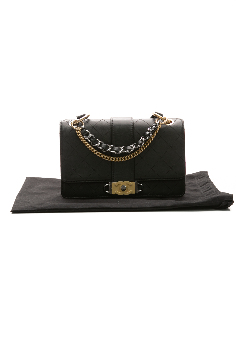 Double Chain Small Flap Bag
